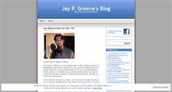 Desktop Screenshot of jaypgreene.com